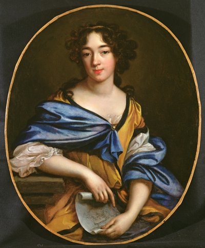 Autorretrato, 1672 de Elisabeth Sophie Cheron